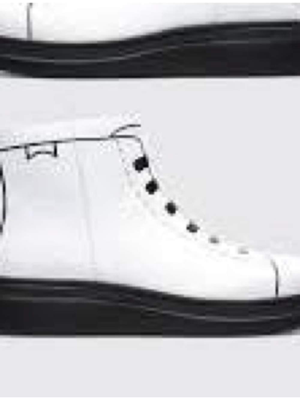 Camper White Ankle Boots with Trompe L’Oeil Graphic Print Brand New - Picture 8 of 15